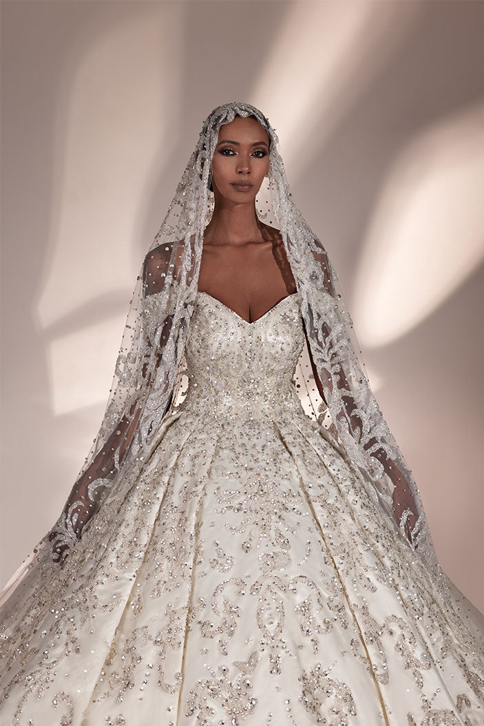 Princess Cut Wedding Dress SAMAR ABOU RAAD Princess Cut Wedding Dress SAMAR ABOU RAAD