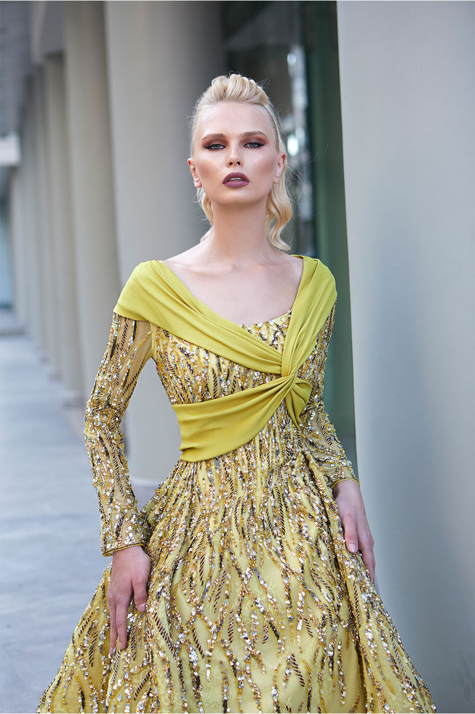 A-Line With an Overskirt Night Gown