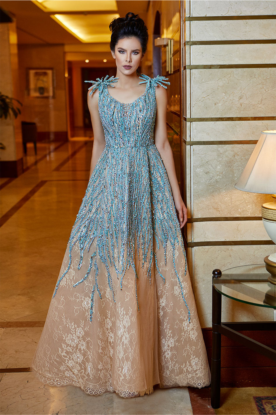 Flower Sleeve Night Gown