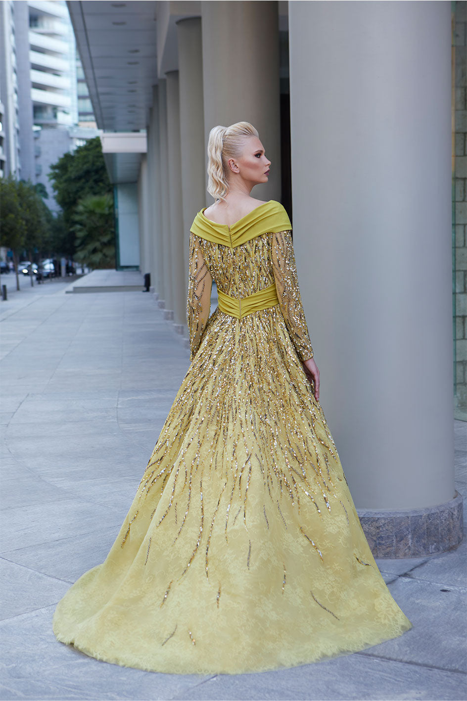 A-Line With an Overskirt Night Gown