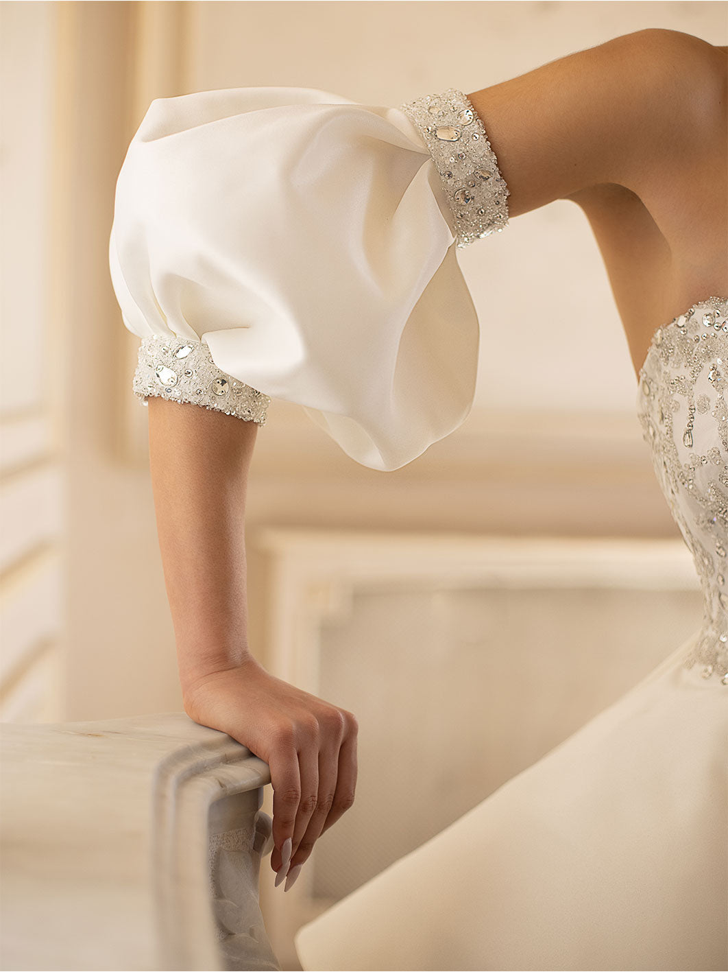 Pearl White Bridal Gown