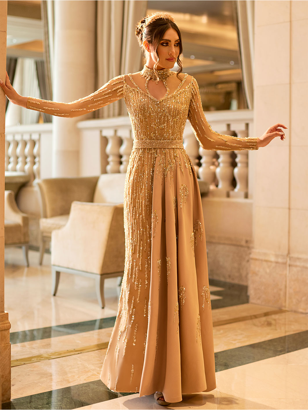 Slim Fit A-Line Night Gown