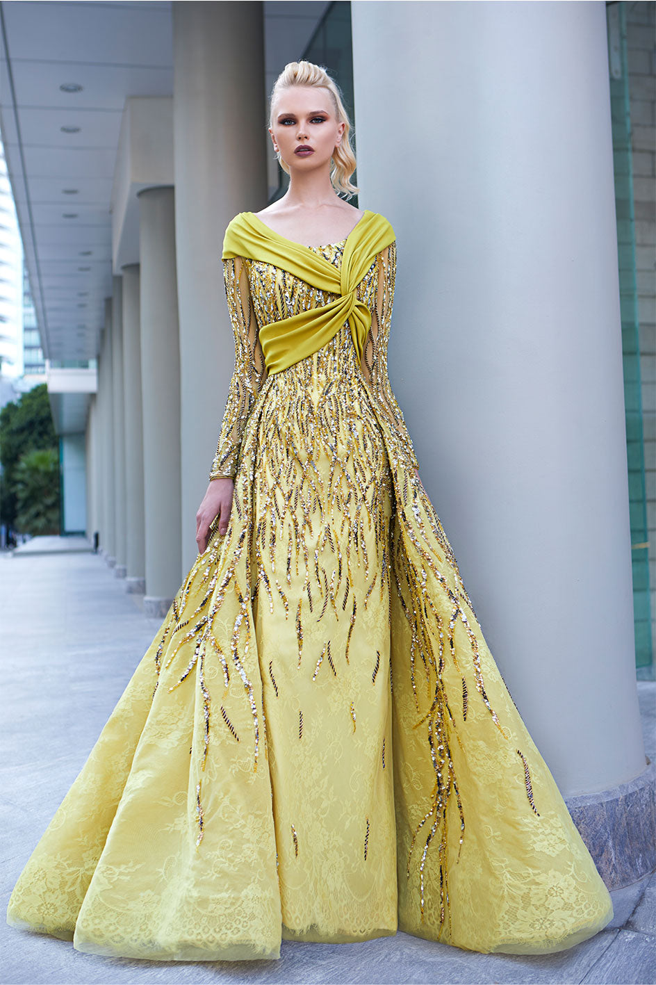 A-Line With an Overskirt Night Gown
