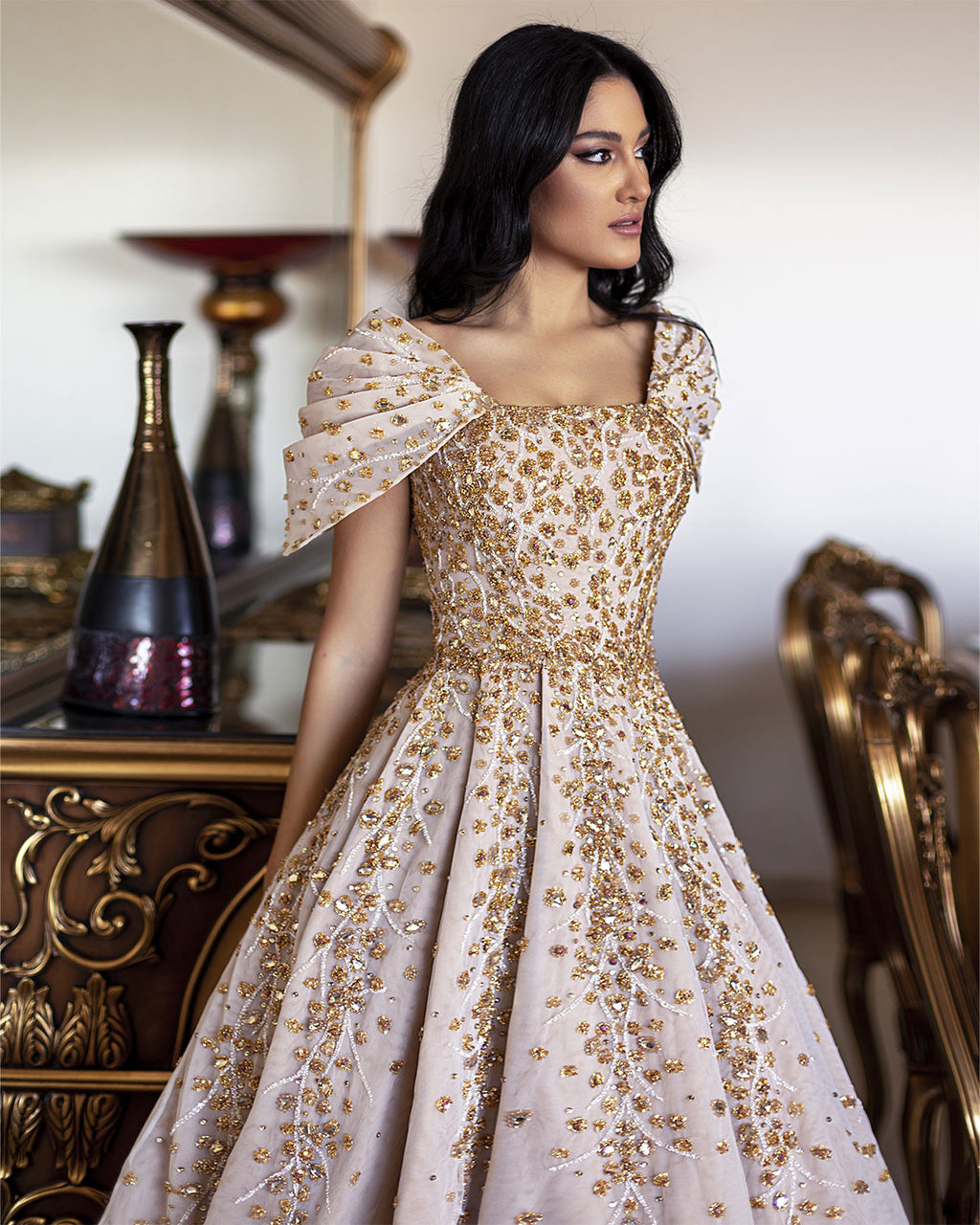 Princess Sleeve A-Line Dress