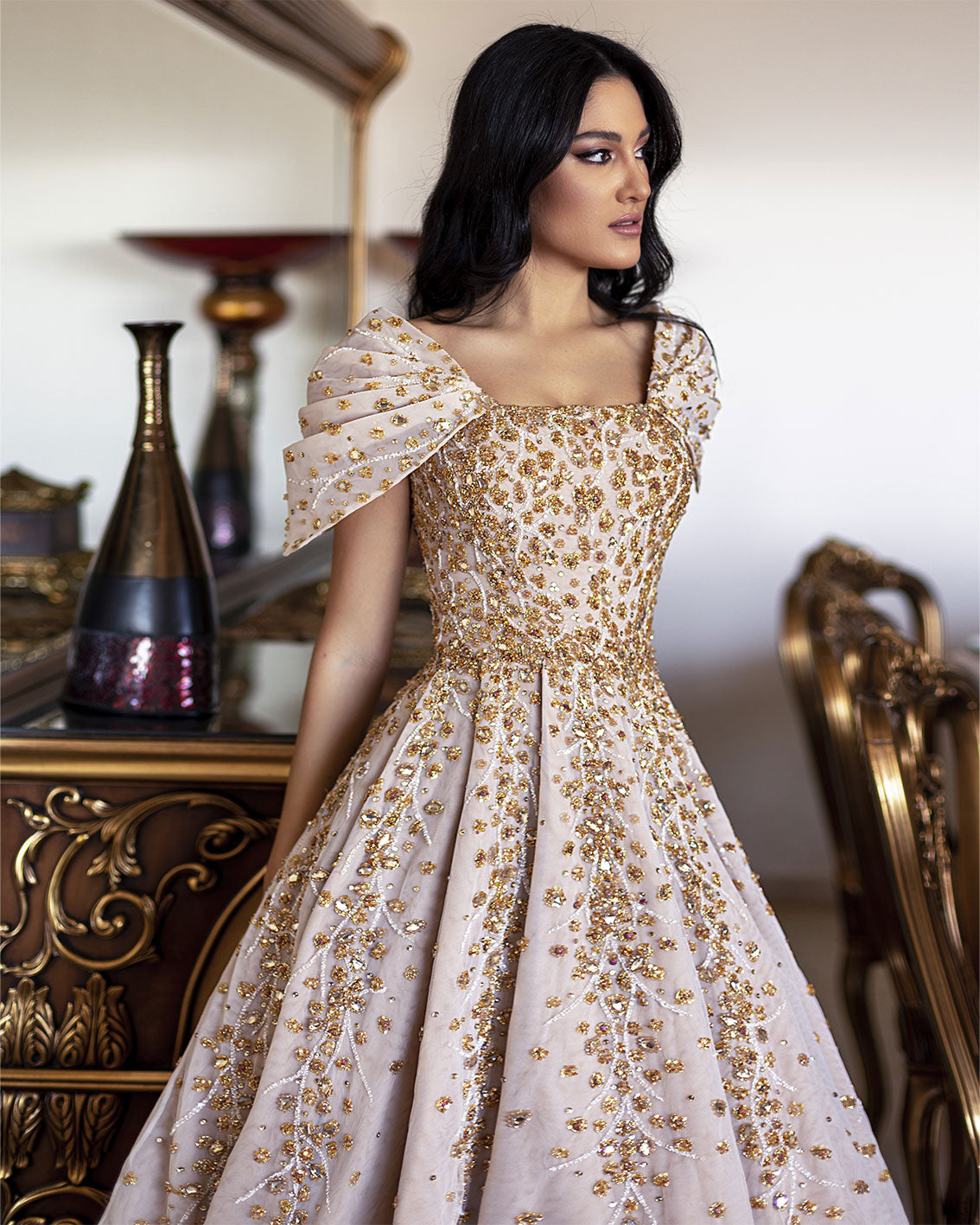 Princess Sleeve A-Line Dress
