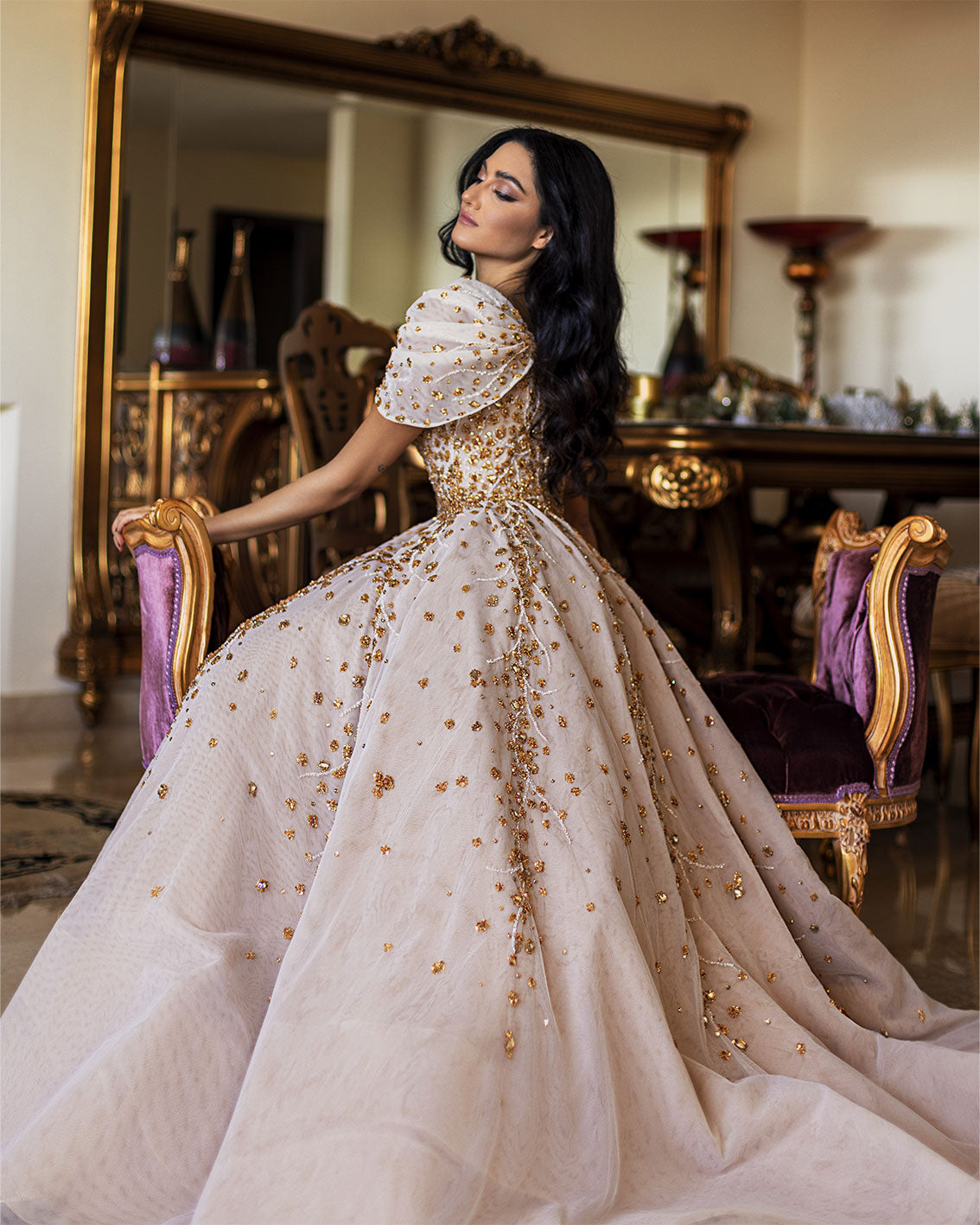 Princess Sleeve A-Line Dress